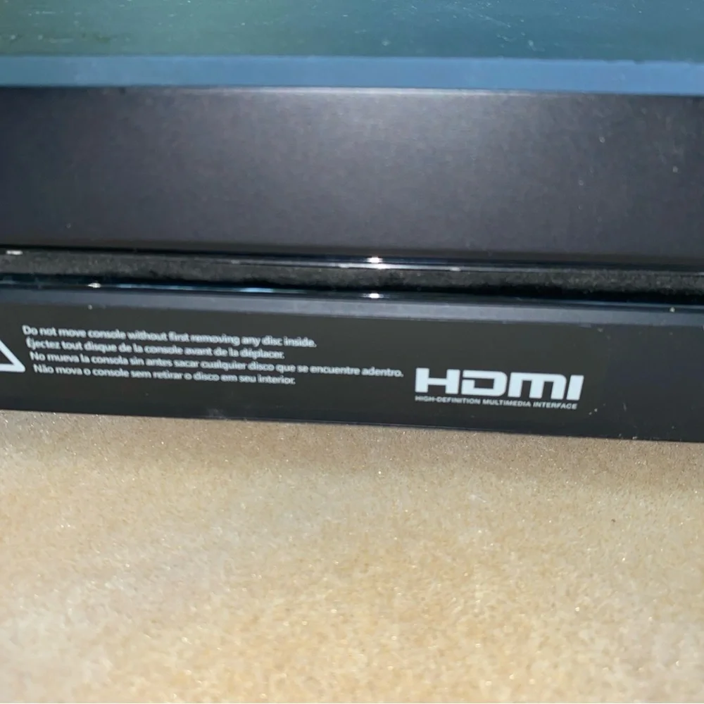 Xbox One 1540 Console Black 1tb System And Power Cord Only